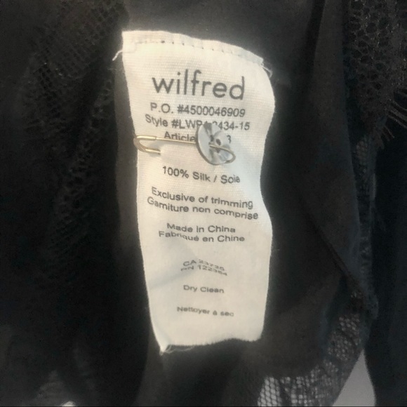 Wilfred Desaix Blouse 100% Silk - Picture 6 of 6